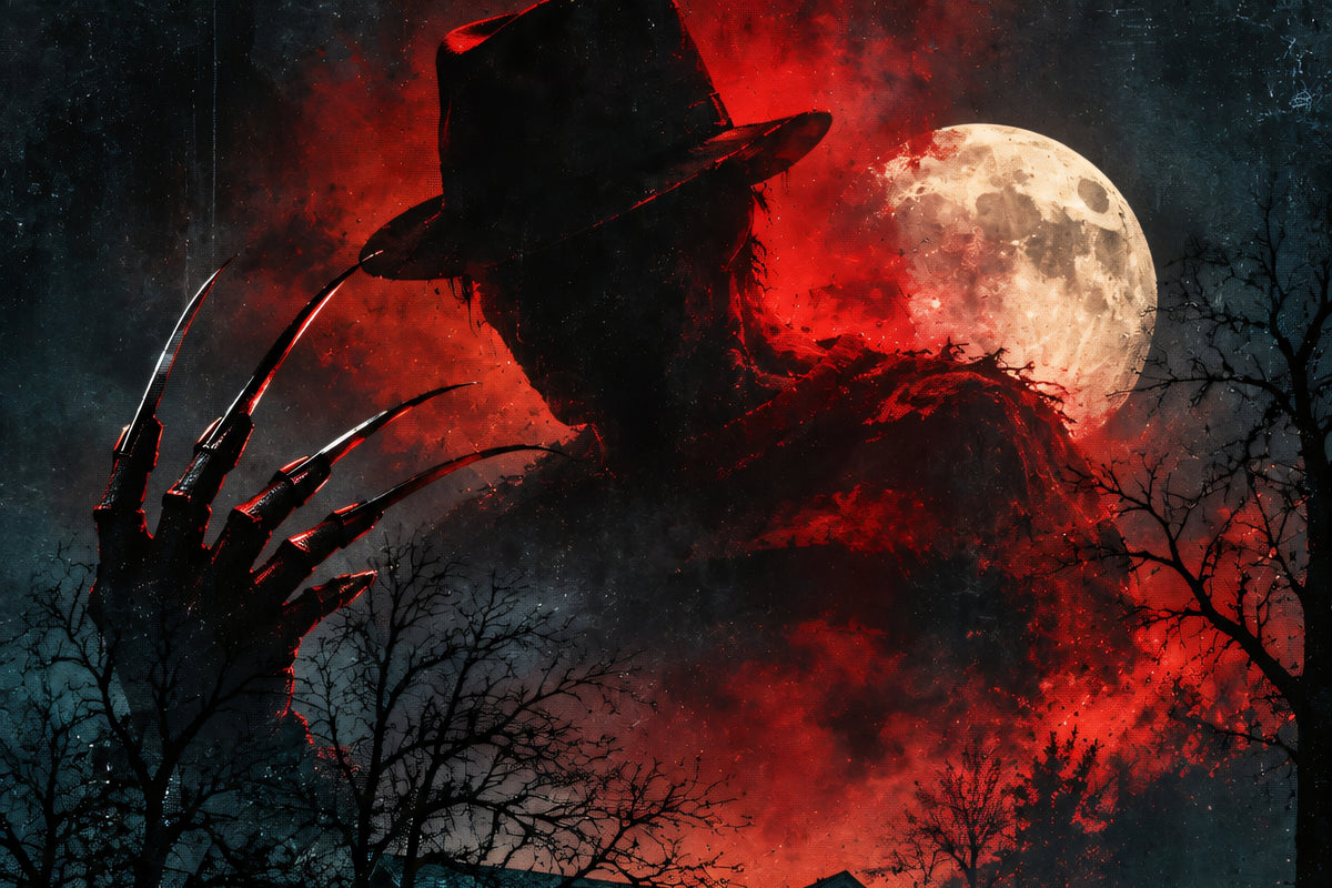 Nightmare on Elm Street inspired horror movie wall art print