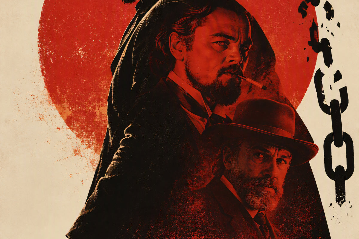 Django Unchained inspired western movie wall art print
